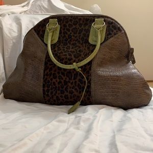 Italian leather travel bag *genuine*